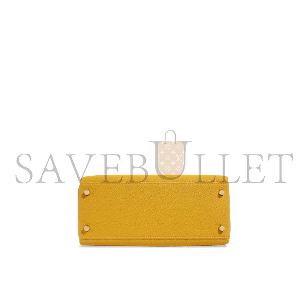 HERMÈS LEATHER KELLY 25 TOGO WITH GOLD HARDWARE (25*17*7cm) 